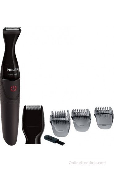 Philips 5 In 1 Multigroom Series 1000 Ultra Precise Waterproof MG 1100 Trimmer For Men(Black)